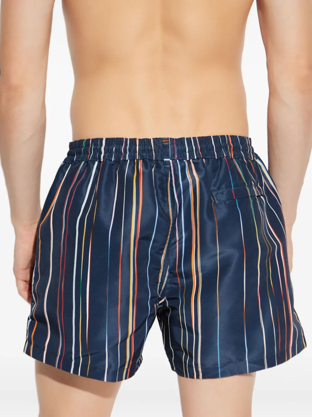 Paul Smith Gestreepte zwembroek Blauw
