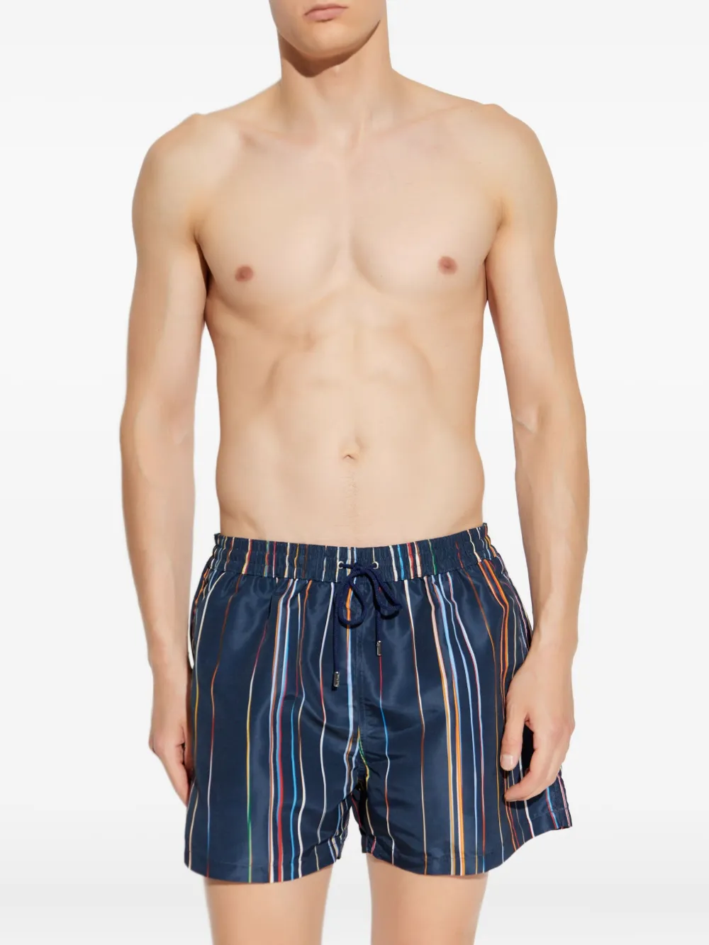 Paul Smith Gestreepte zwembroek Blauw