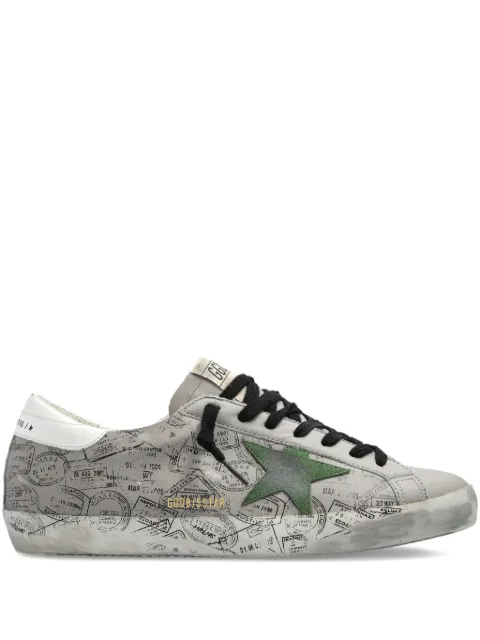 Golden Goose سنيكر 'سوبر ستار' بطبعة ختم