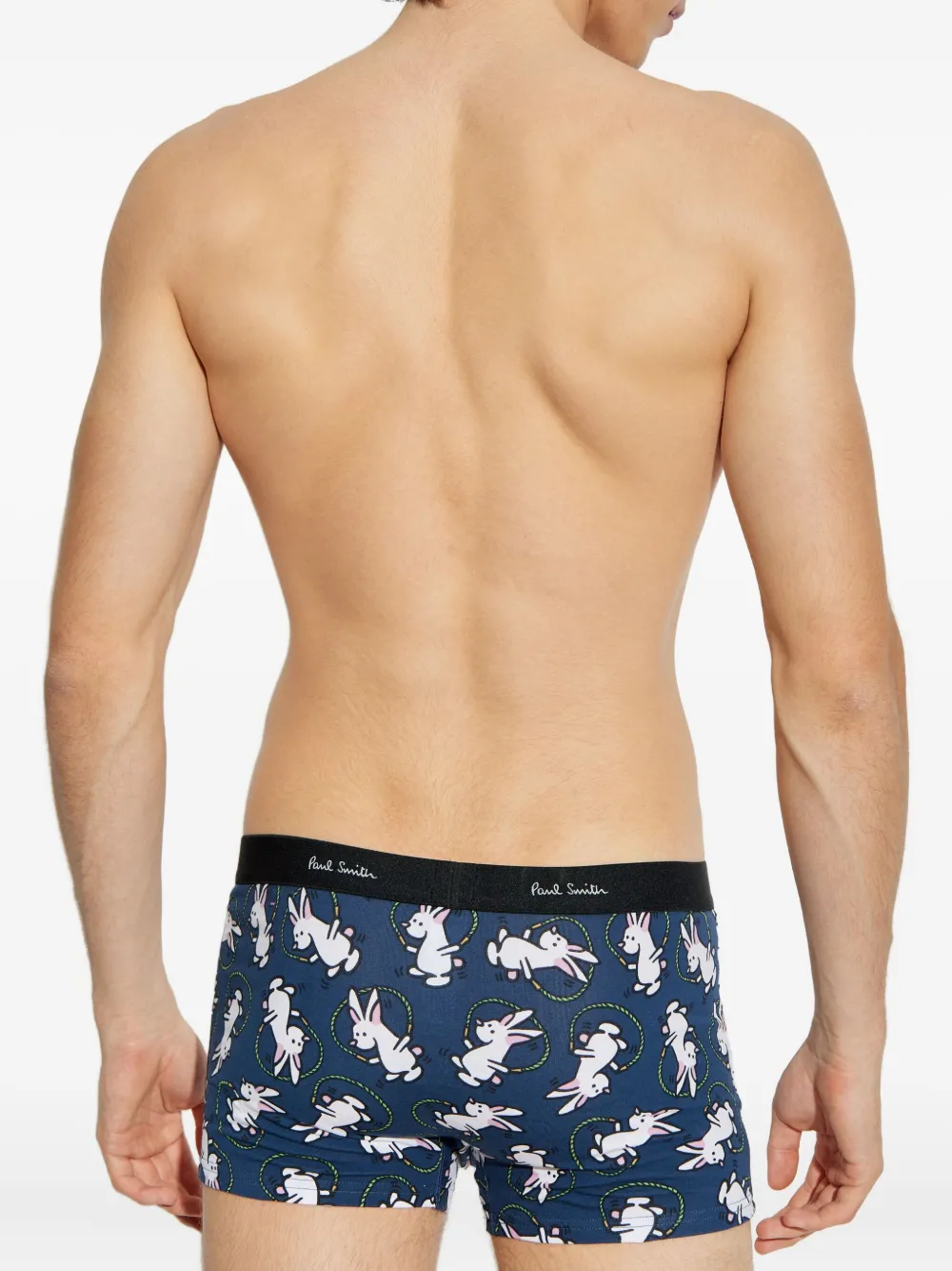 Paul Smith Boxershorts met konijnprint Blauw