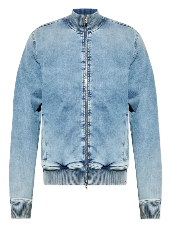 Diesel ジップアップ デニムジャケット | ブルー | FARFETCH JP