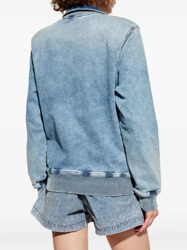 Diesel ジップアップ デニムジャケット | ブルー | FARFETCH JP