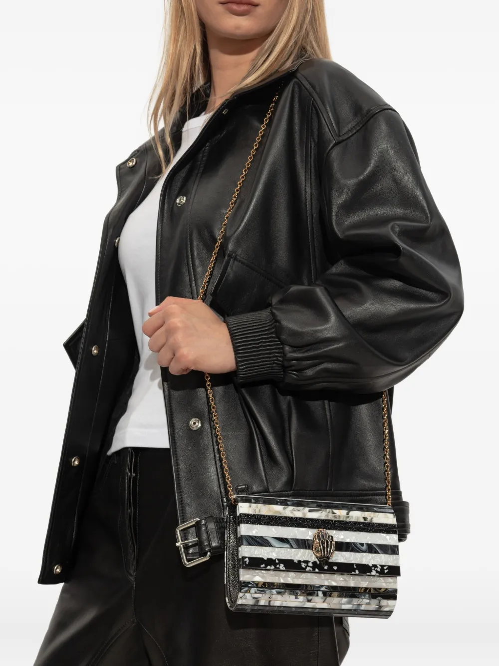 Kurt Geiger London Party Eagle clutch Zwart