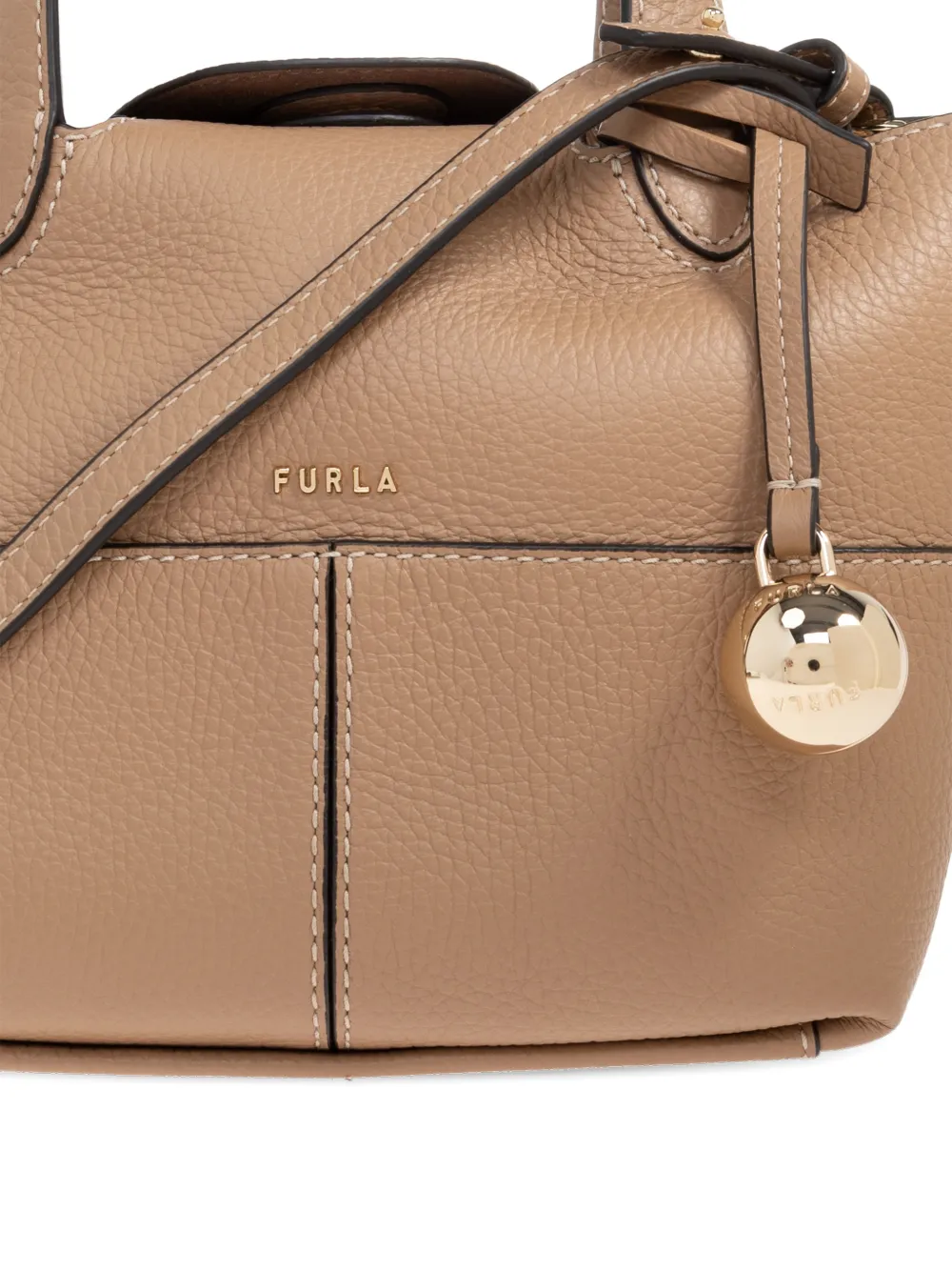 Furla Mini Primrose Tote Bag In Brown