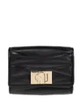 Furla quilted clasp wallet - Black