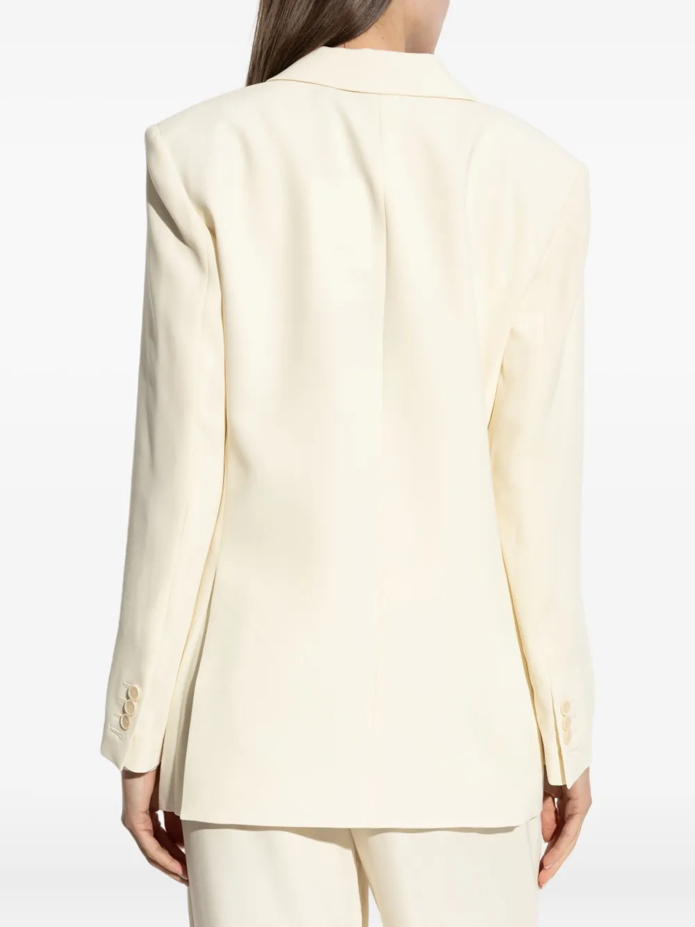 Theory single-breasted blazer Geel