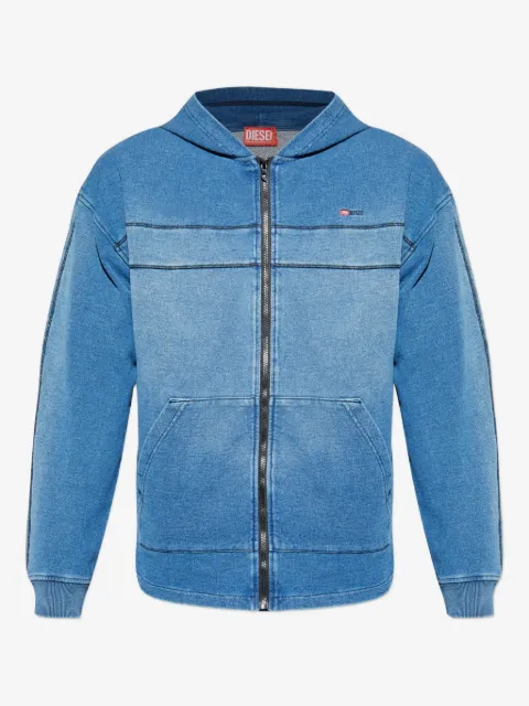 Diesel S-Blaxt-Hood-Zip-New hooded zip-up sweatshirt
