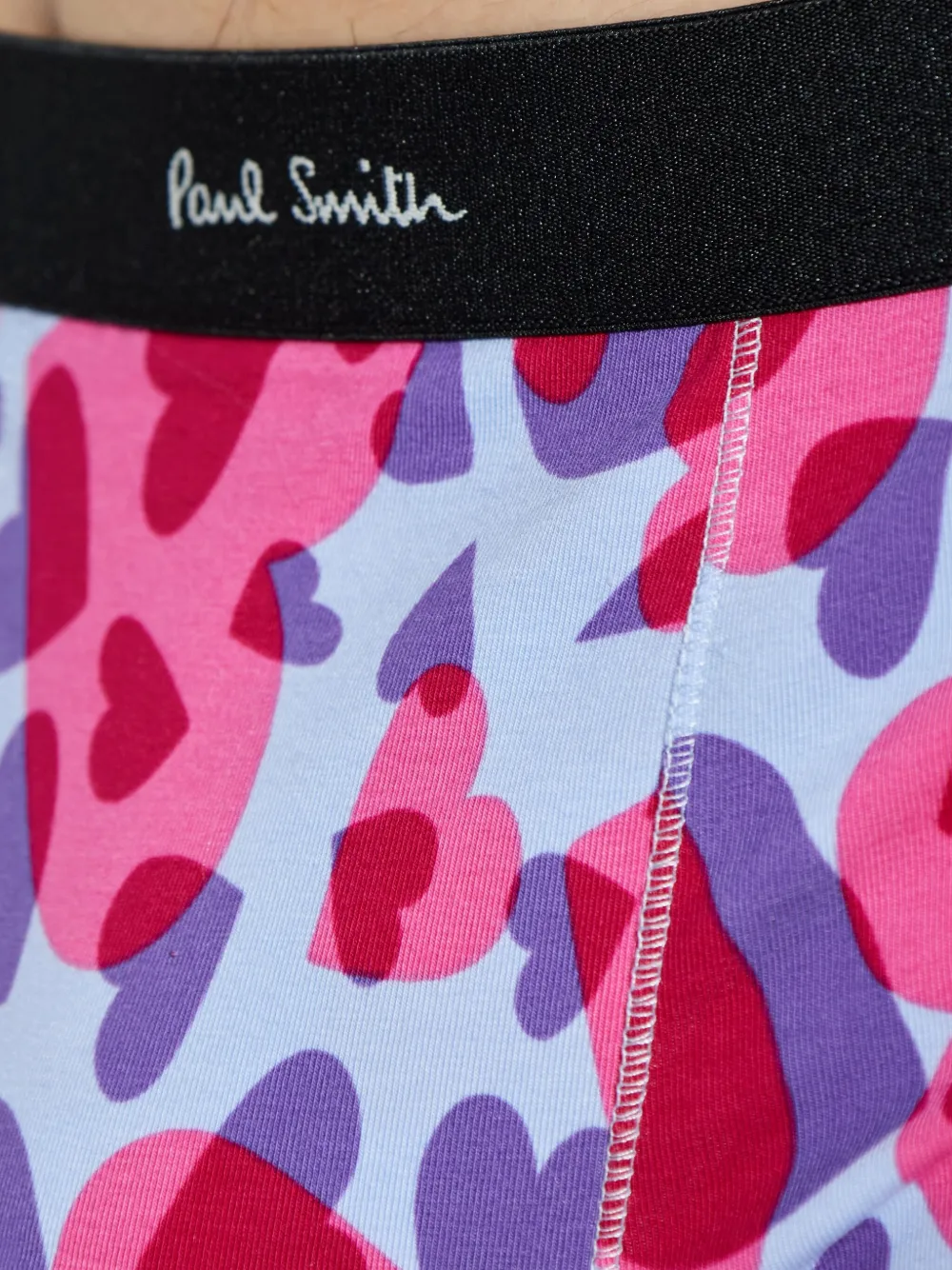 Paul Smith Boxershorts met hartprint Blauw