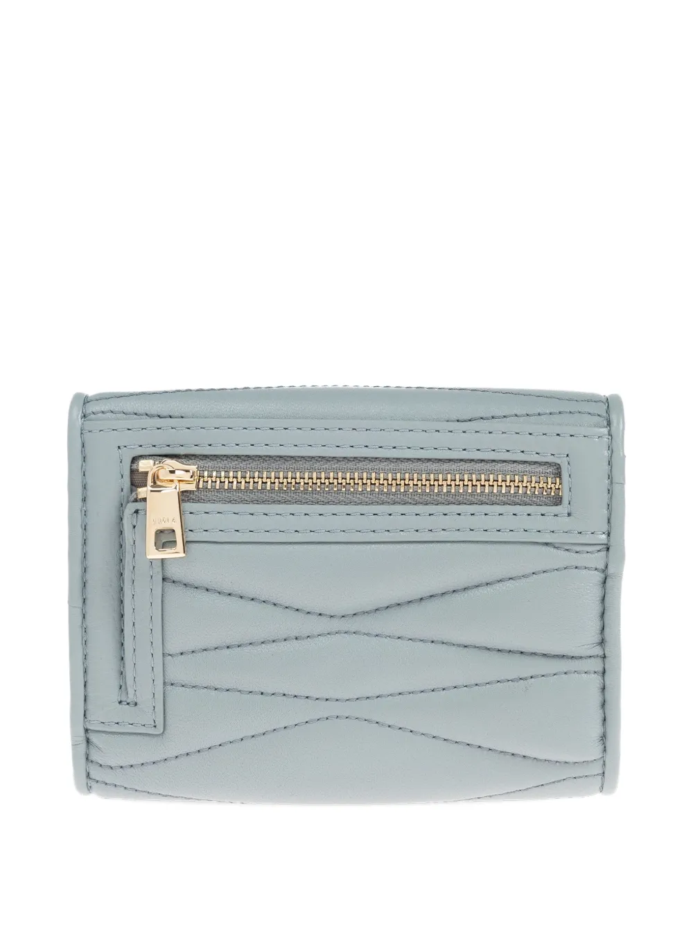 Furla 1927 gewatteerde portemonnee met gesp Blauw
