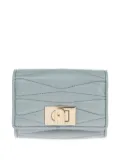 Furla 1927 quilted clasp wallet - Blue
