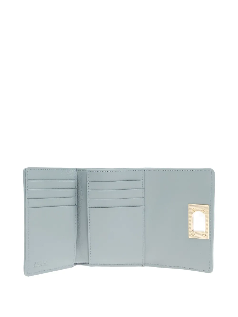 Furla 1927 gewatteerde portemonnee met gesp Blauw