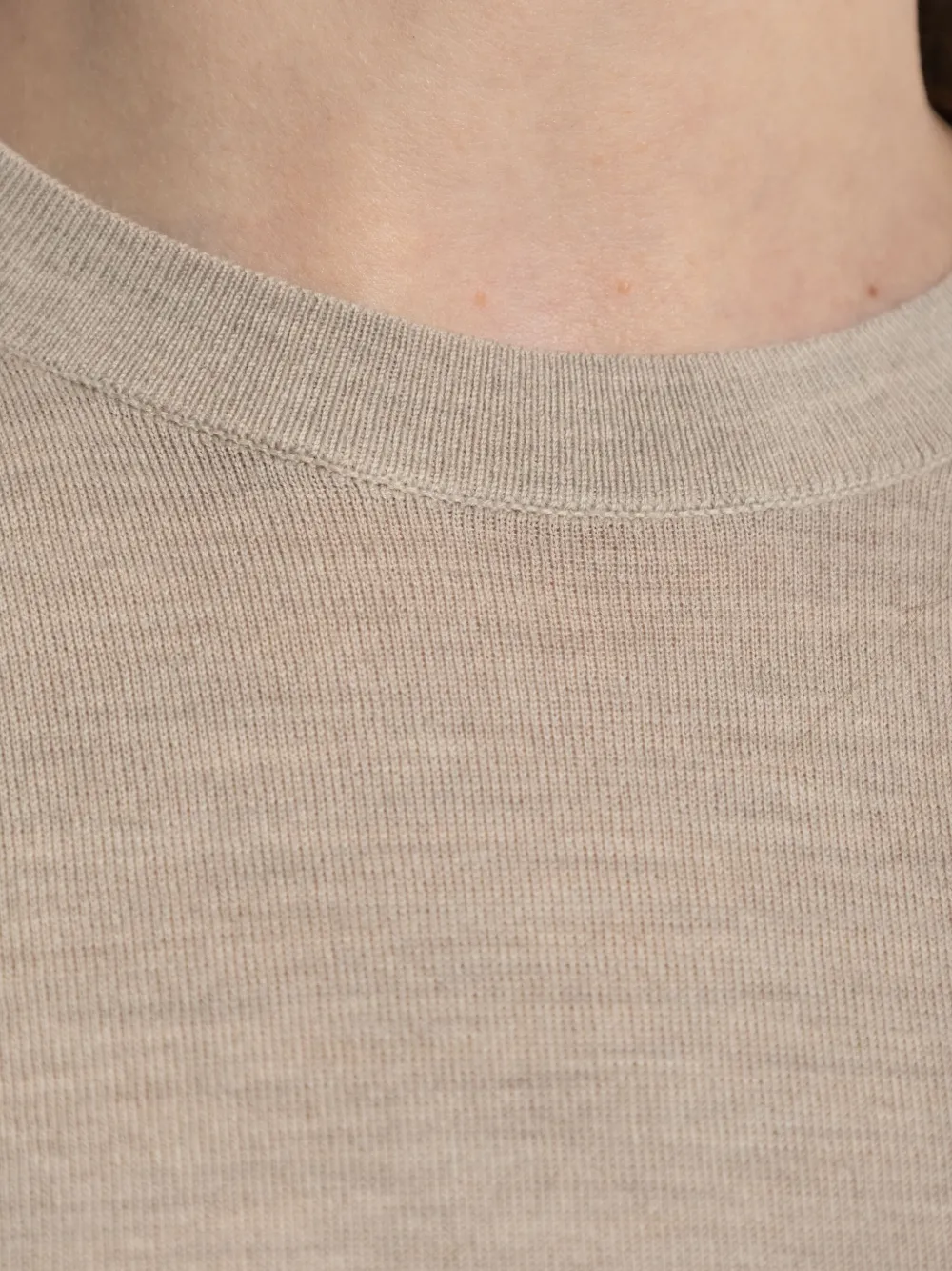 Theory Wollen T-shirt Beige