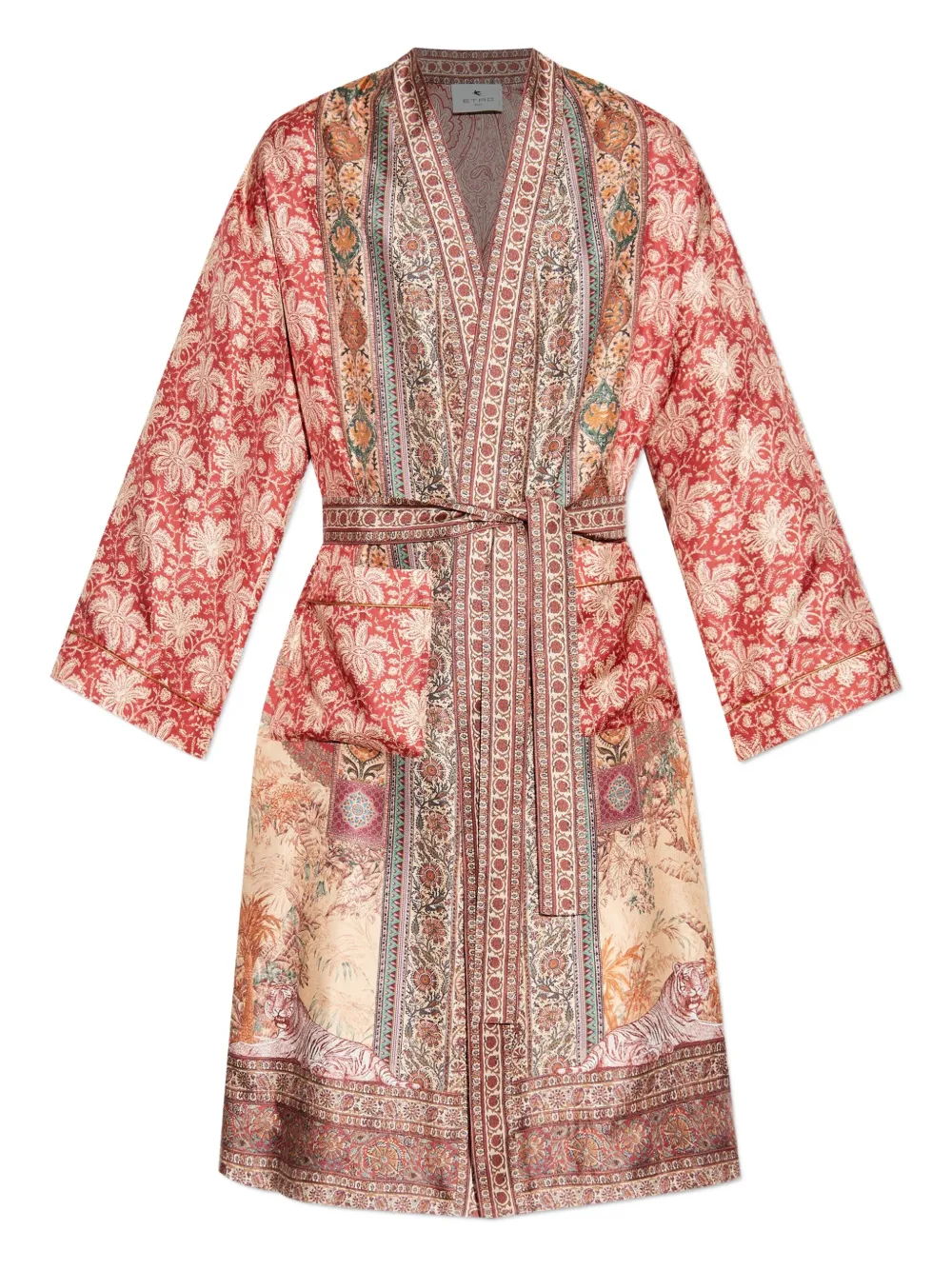 ETRO paisley-print coat Roze