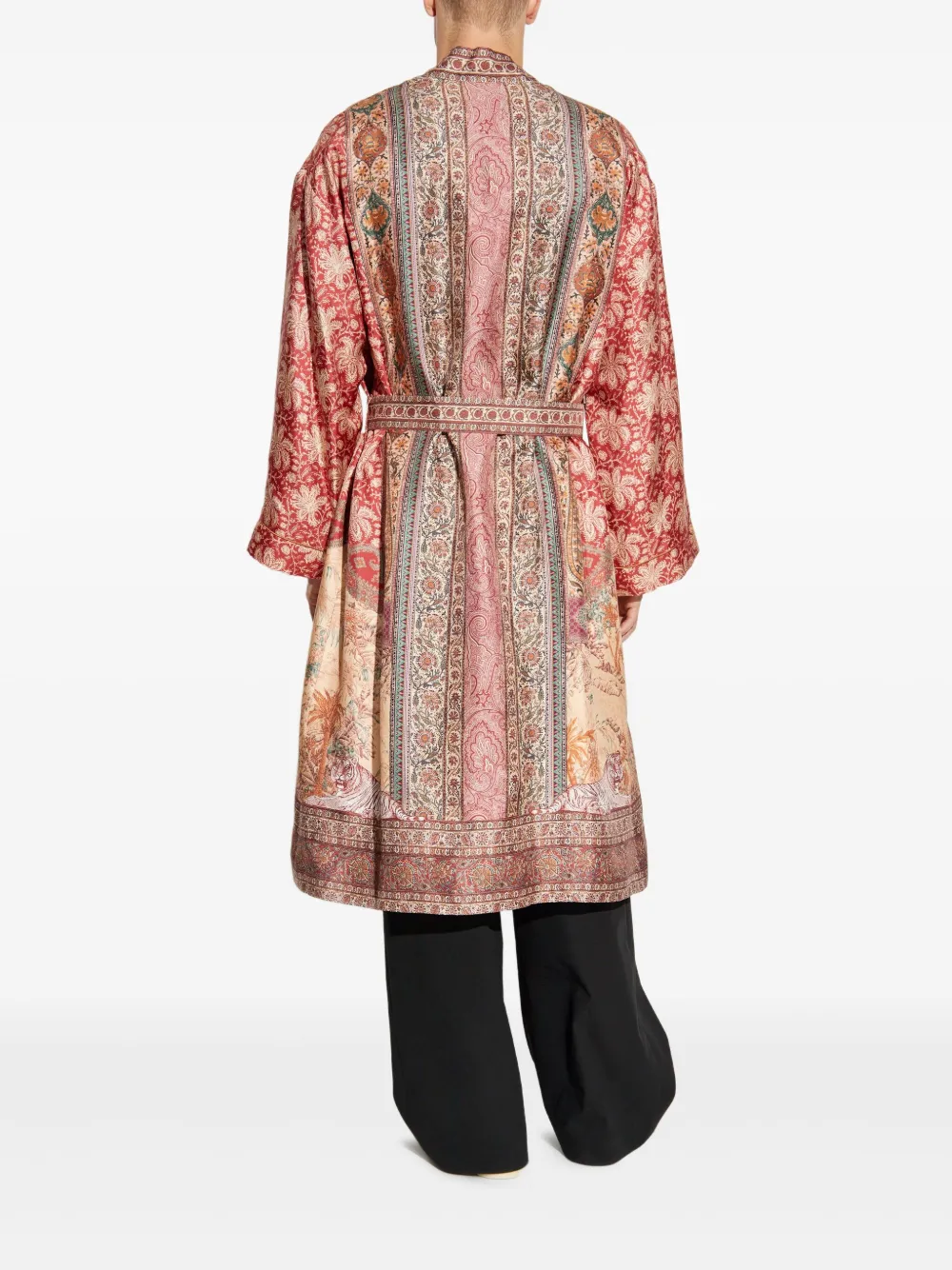 ETRO paisley-print coat Roze