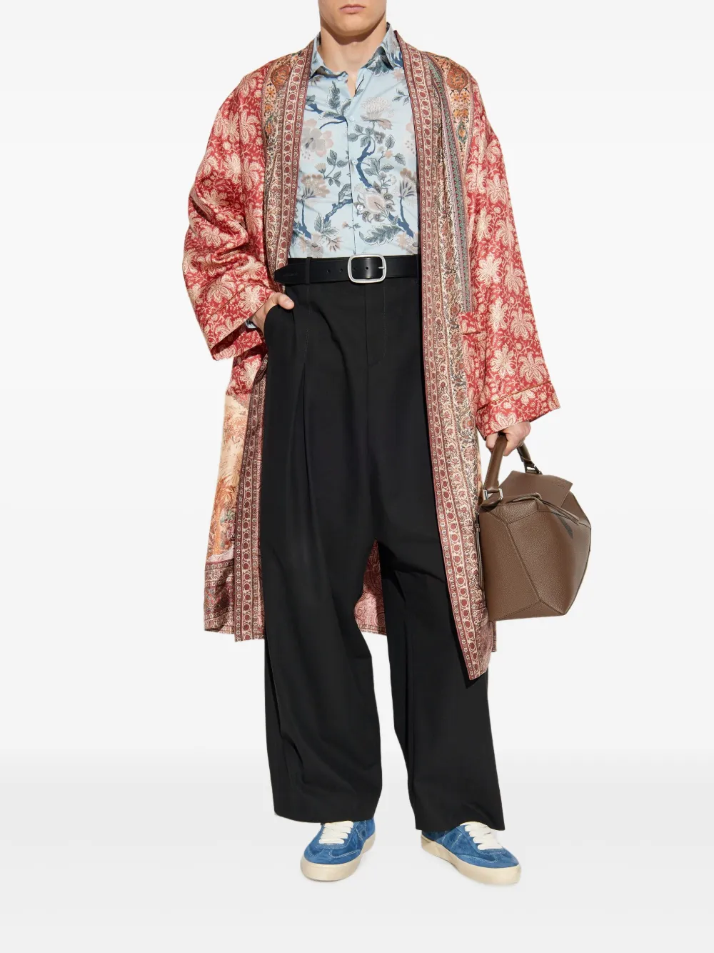 ETRO paisley-print coat Roze