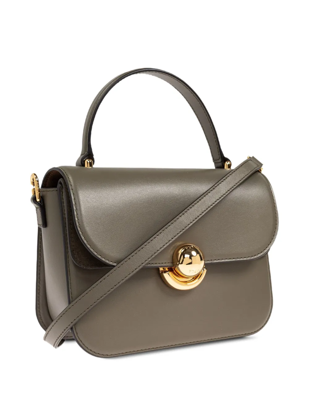 Furla Sfera leather top-handle bag Groen