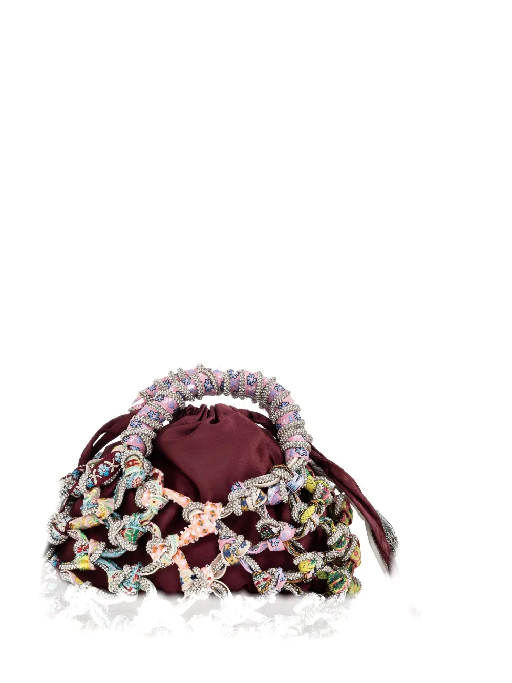 Kurt Geiger London Macramé kleine shopper Rood