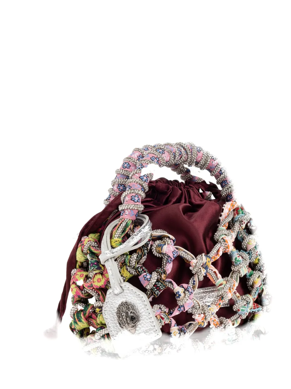 Kurt Geiger London Macramé kleine shopper Rood