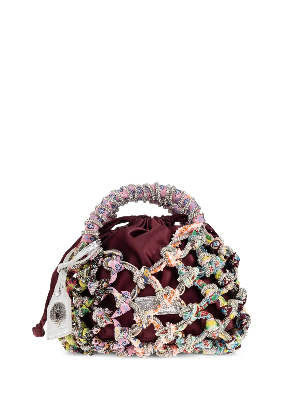 Kurt Geiger London Macramé kleine shopper Rood