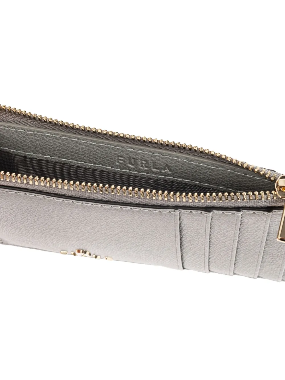Furla Pasjeshouder met rits Grijs