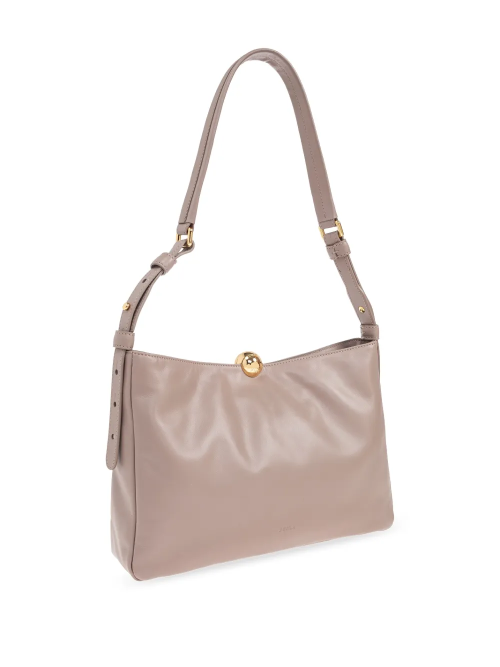 Furla Leren schoudertas Beige