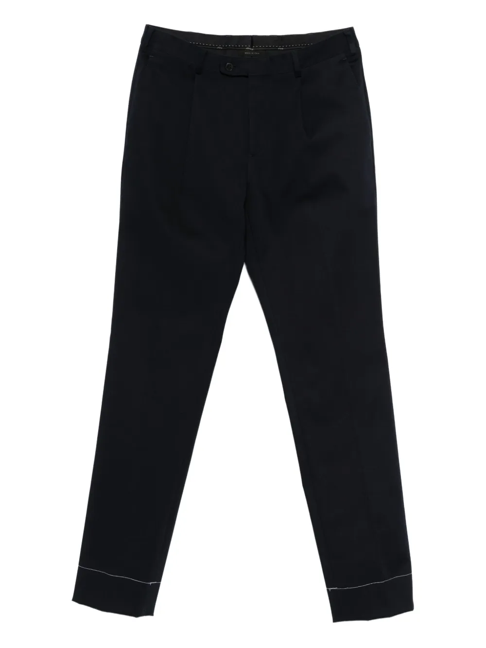 Brioni Broek met contrasterende stiksels Blauw