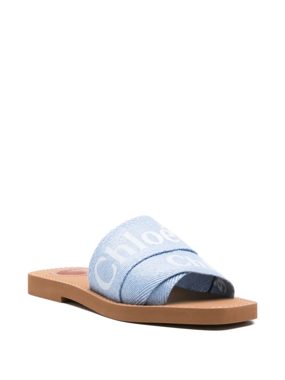 Chloé logo-detail flat slides | Flat Sandals | Image 2