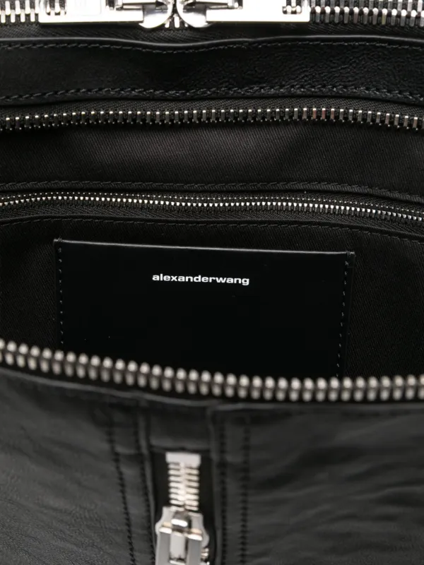 Alexander Wang ダブルジップ クラッチバッグ | ブラック | FARFETCH JP