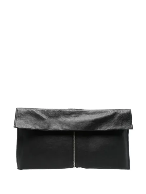 Alexander Wang double-zip leather clutch