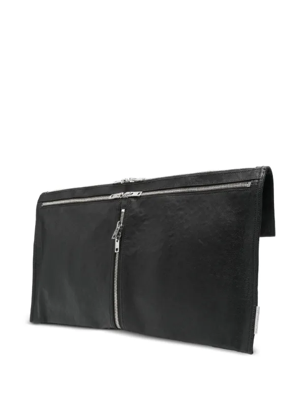 Alexander Wang ダブルジップ クラッチバッグ | ブラック | FARFETCH JP