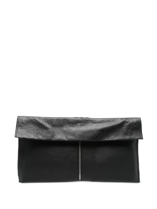 Alexander Wang ダブルジップ クラッチバッグ | ブラック | FARFETCH JP