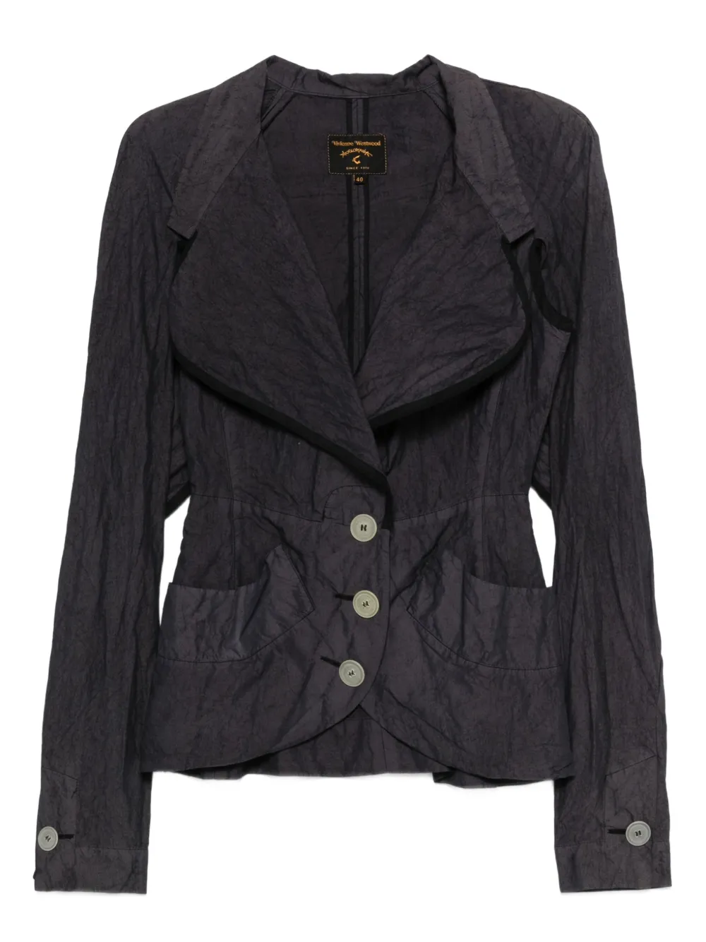 2000s crease-effect jacket