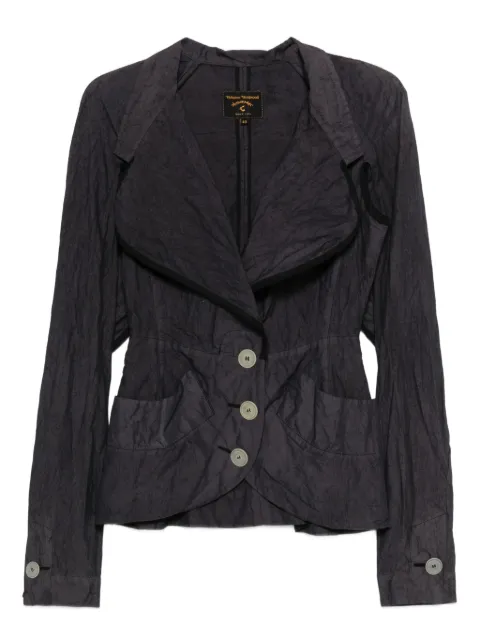Vivienne Westwood Pre-Owned 2000s crease-effect jacket