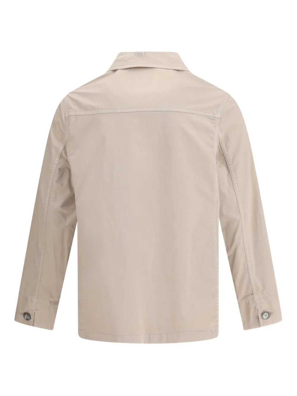 Cruna St. Honore Patch-pocket Button-front Jacket In Orange