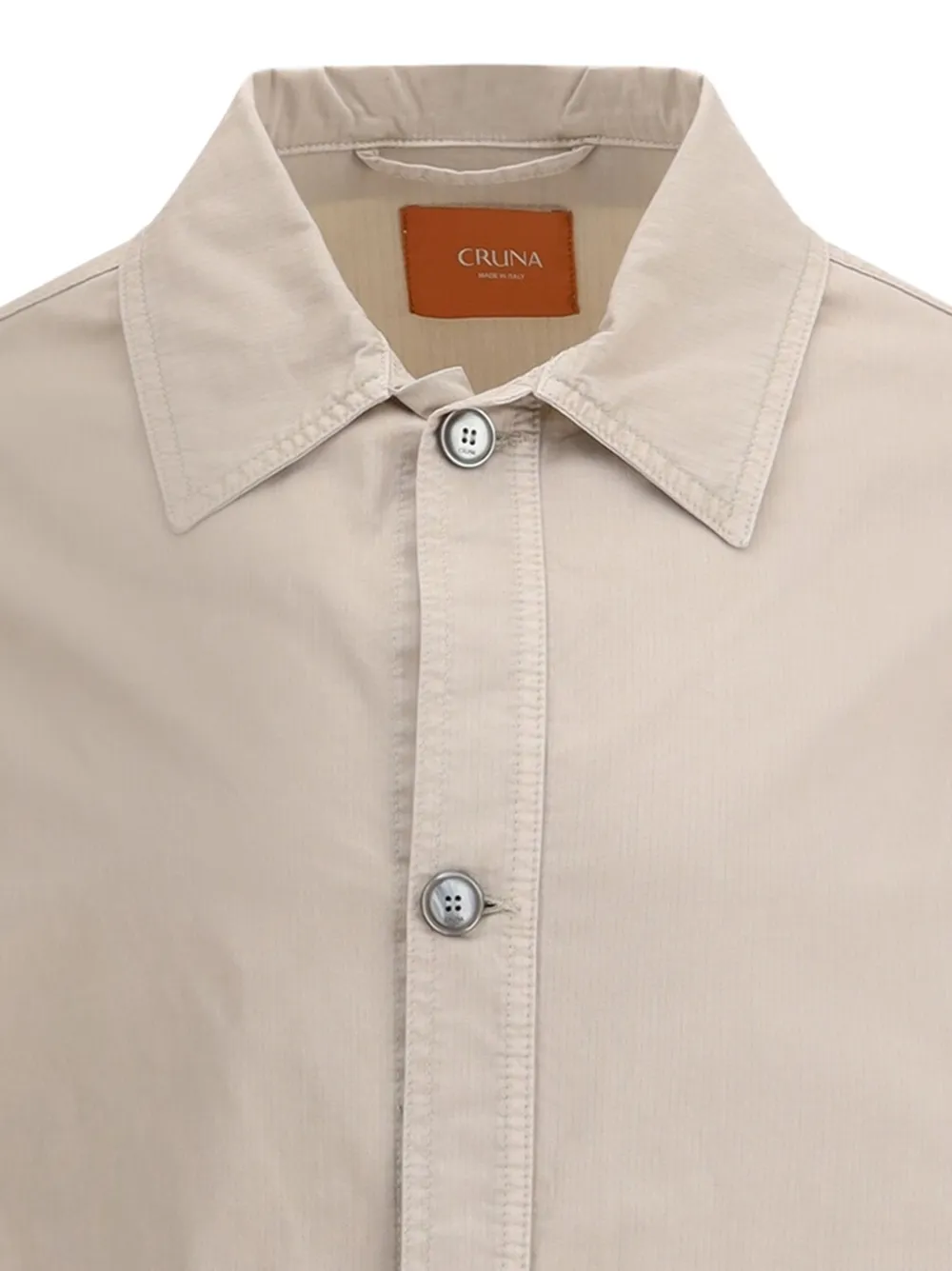 Cruna St. Honore Patch-pocket Button-front Jacket In Orange
