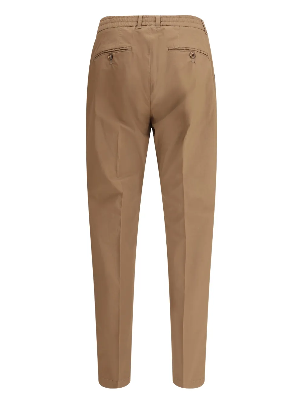 Cruna elastic-waistband drawstring trousers - Bruin