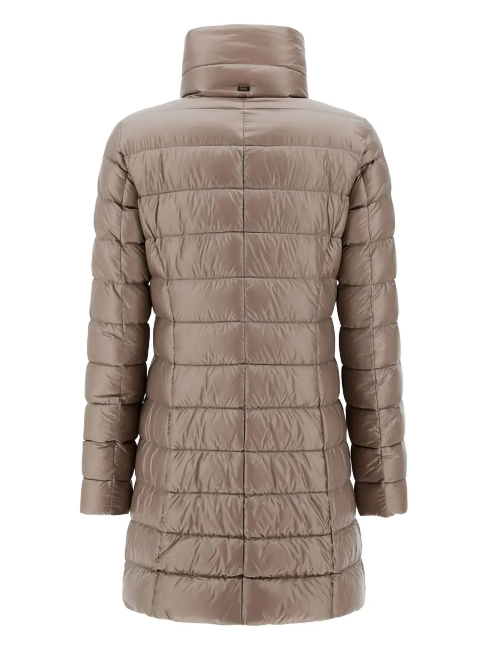 Herno Gewatteerd jack met hoge kraag Beige