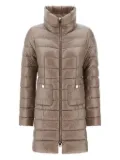 Herno high-collar quilted jacket - Neutrals