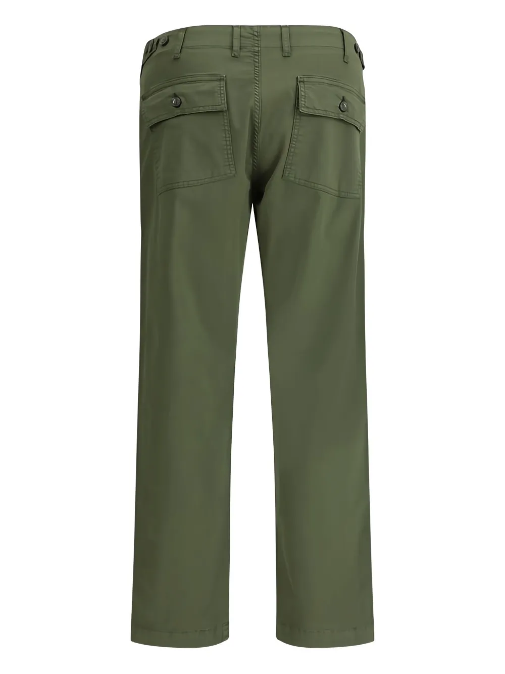 Cruna Cork patch-pockets trousers - Groen