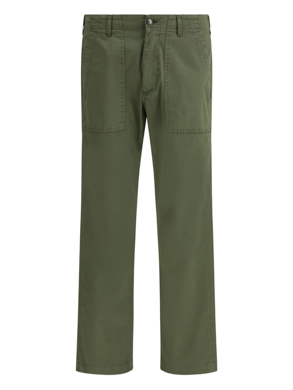 Cork patch-pockets trousers