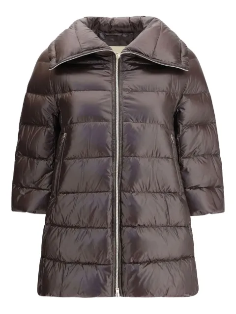 Herno quilted high-collar coat