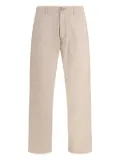 Cruna Cork patch-pocket cotton trousers - Neutrals