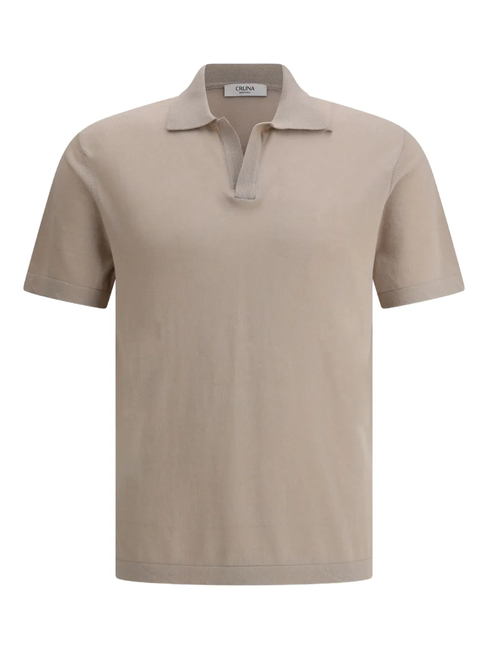 cotton short-sleeve polo shirt