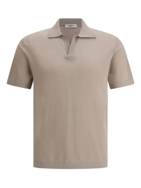 Cruna cotton short-sleeve polo shirt
