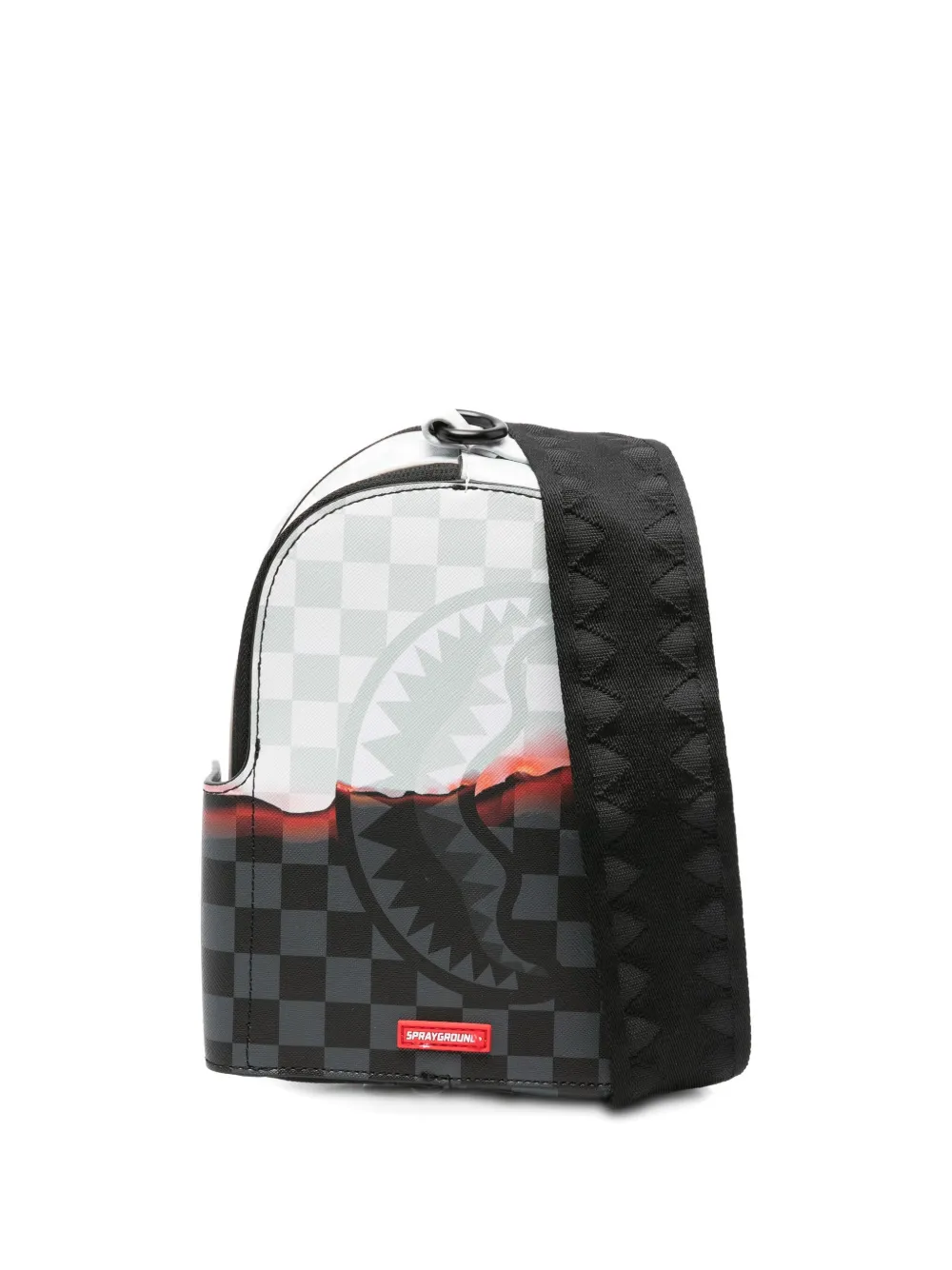 sprayground kid Ring of fire sling backpack - Nero