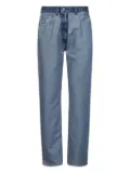 MM6 Maison Margiela inside-out five-pocket jeans - Blue