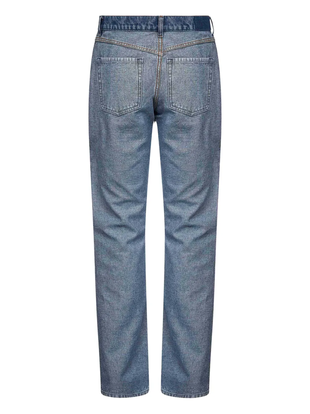 MM6 Maison Margiela inside-out five-pocket jeans Blauw