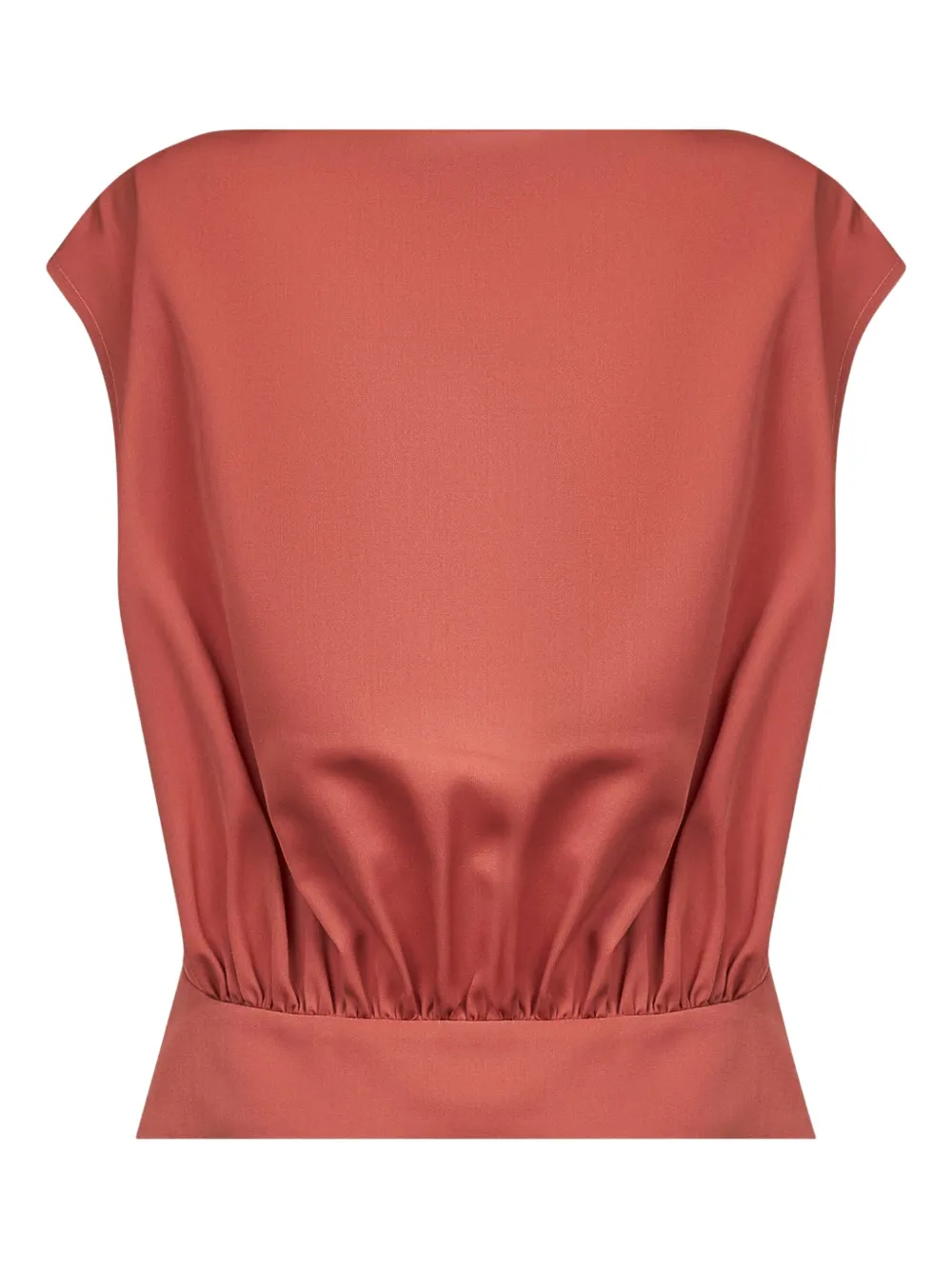 Marni Gesmockte top met boothals Oranje