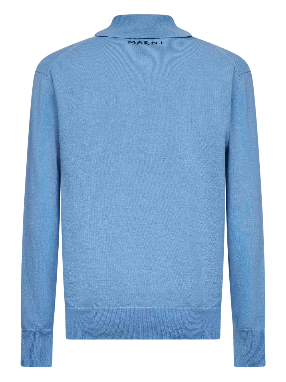 Marni ribbed-collar striped polo shirt | Image 2