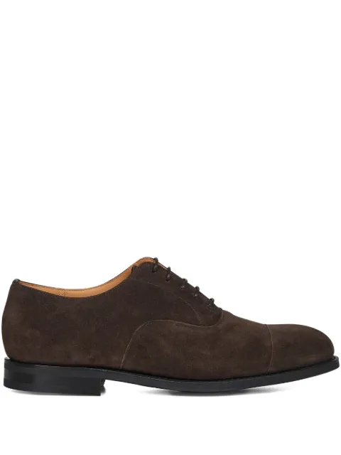 Church's lace-up suede oxford shoes